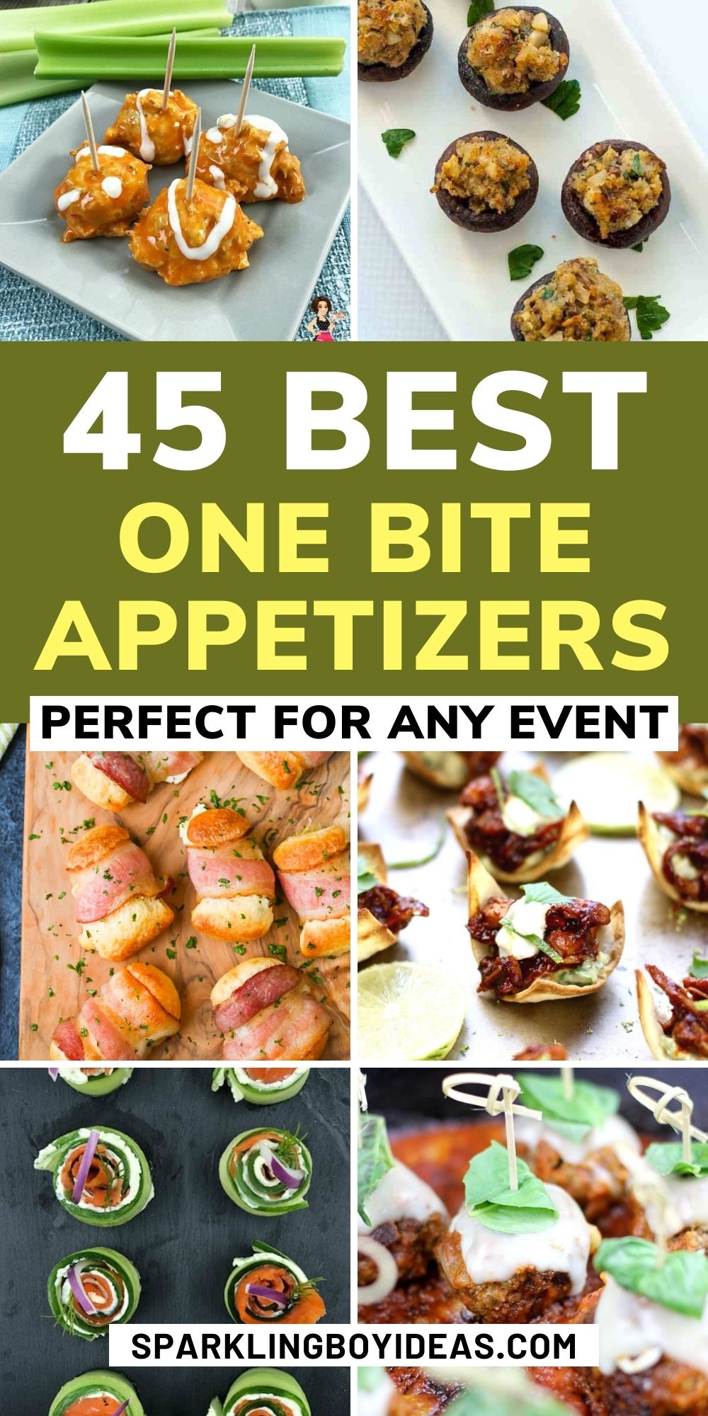 45 Best One Bite Appetizers - Sparkling Boy Ideas