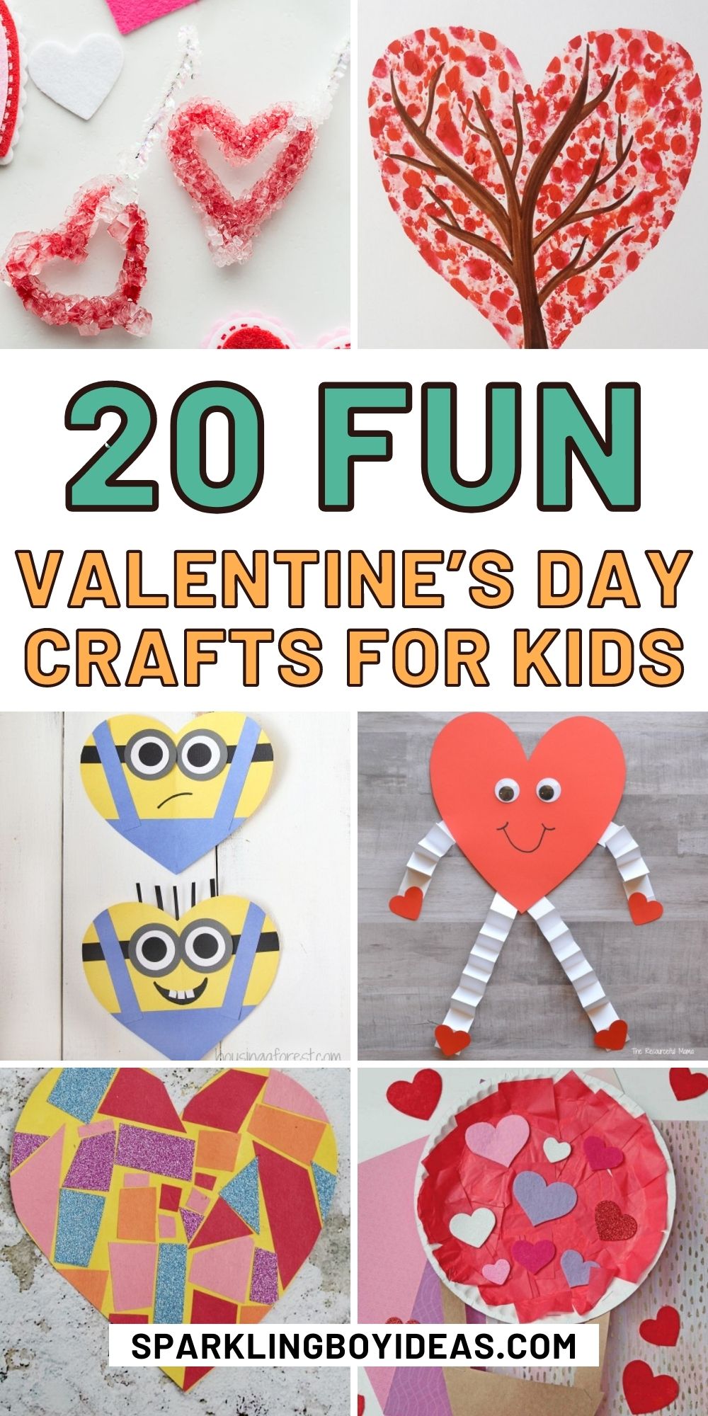 21 Fun Easy Valentines Day Crafts For Kids - Sparkling Boy Ideas