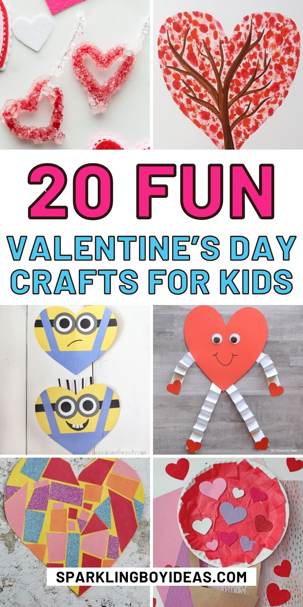 21 Fun Easy Valentines Day Crafts For Kids - Sparkling Boy Ideas