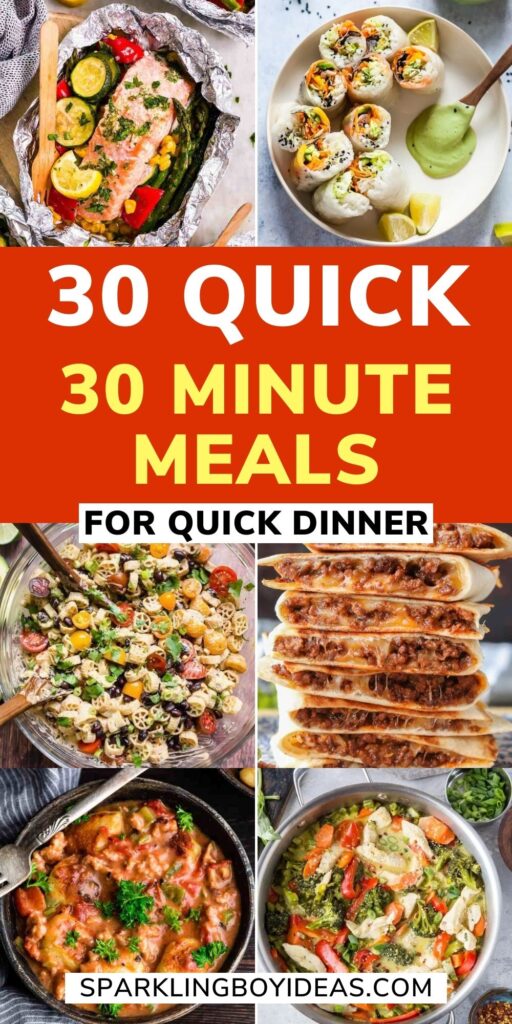 30 minute meals 8