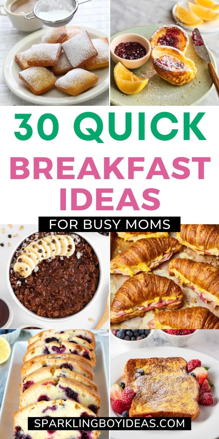 31 Quick Easy Breakfast Ideas - Sparkling Boy Ideas