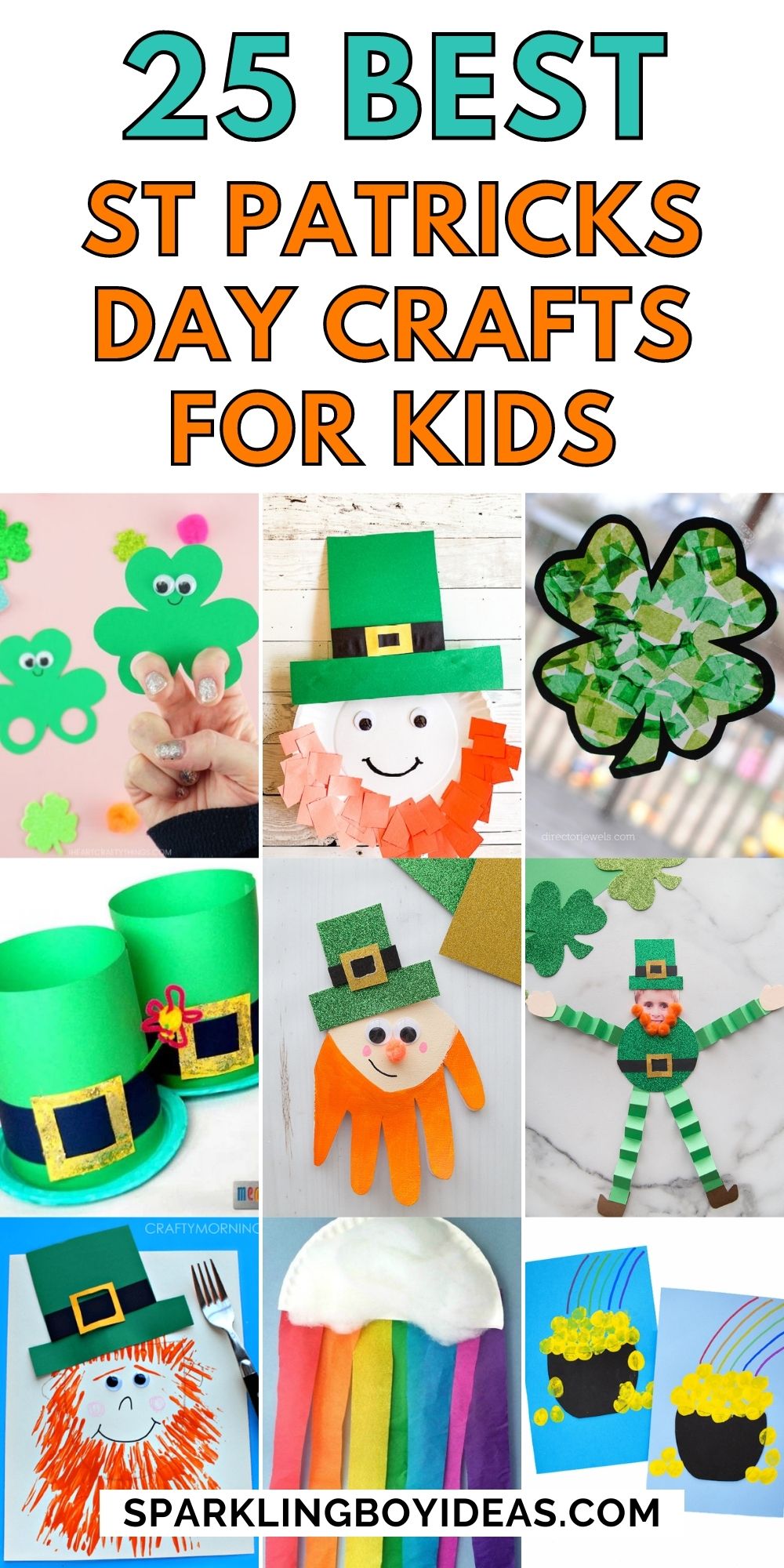 25 Best St Patricks Day Crafts For Kids - Sparkling Boy Ideas