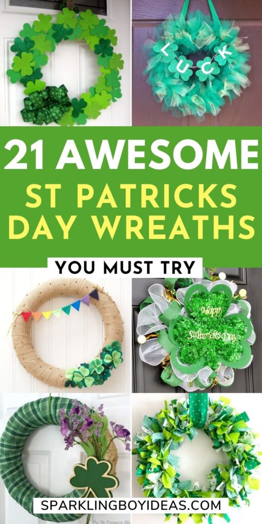 st patricks day wreath 7