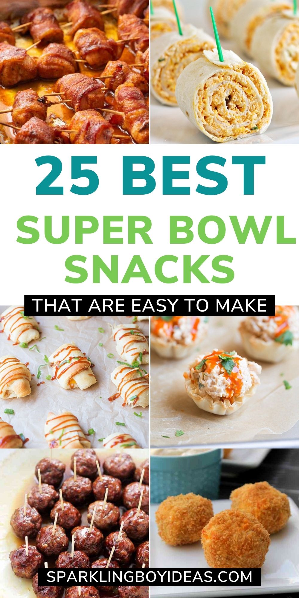 25 Quick Easy Super Bowl Snacks - Sparkling Boy Ideas