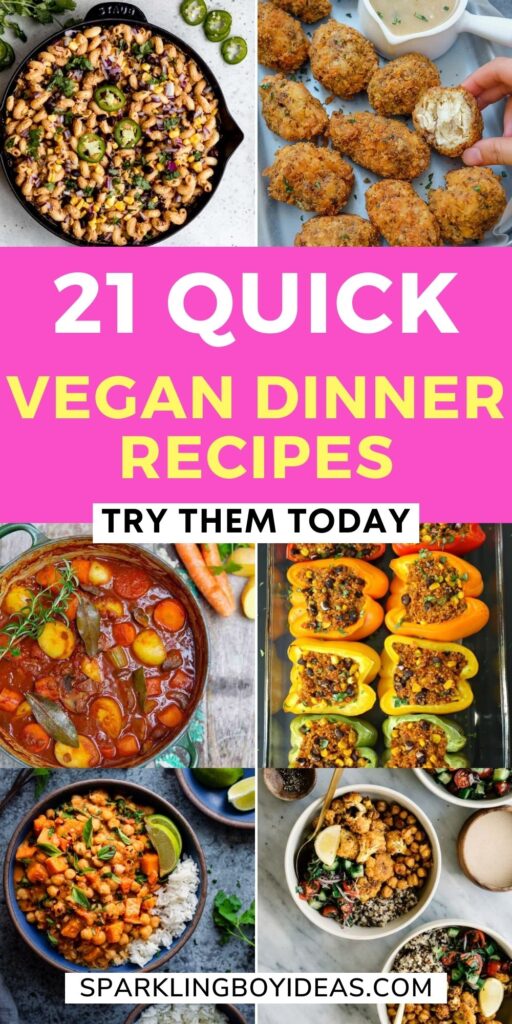 21 Easy Vegan Dinner
