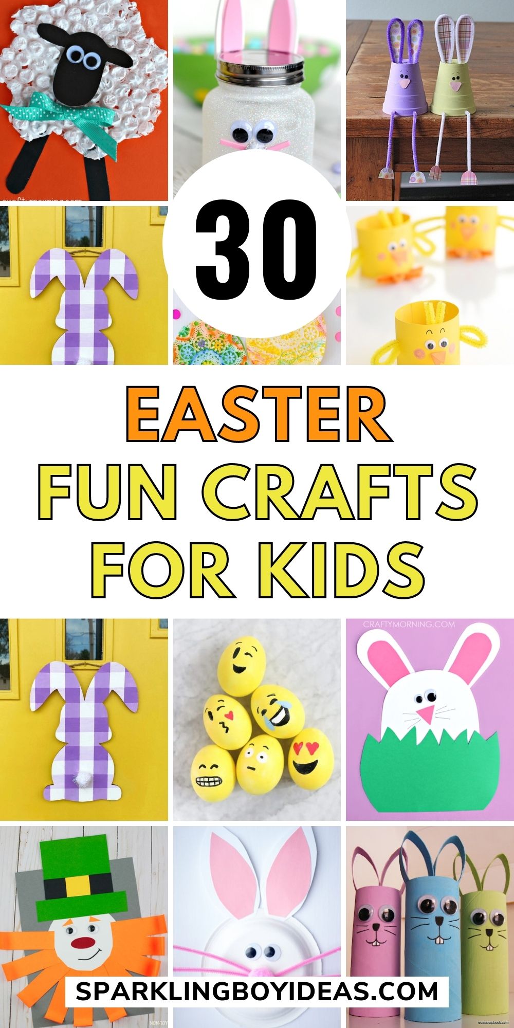 31 Easy DIY Easter Crafts - Sparkling Boy Ideas