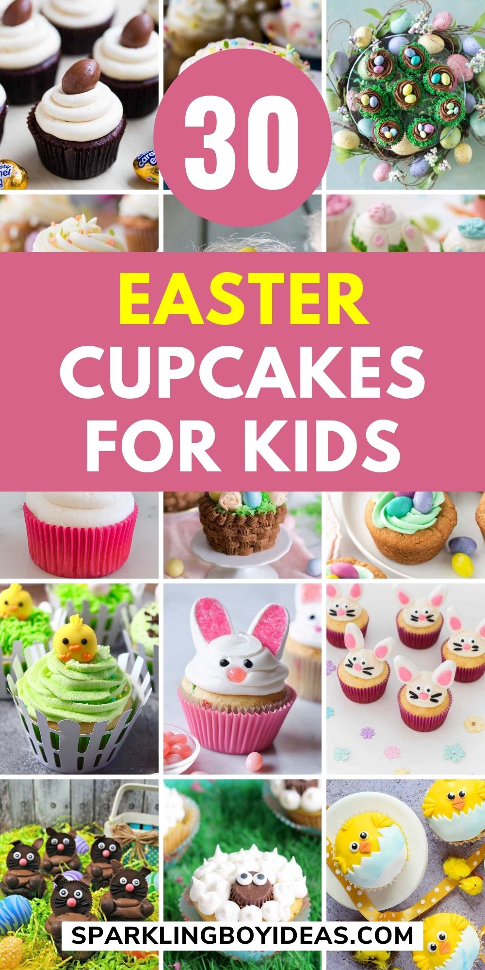 31 Easy Easter Cupcakes - Sparkling Boy Ideas