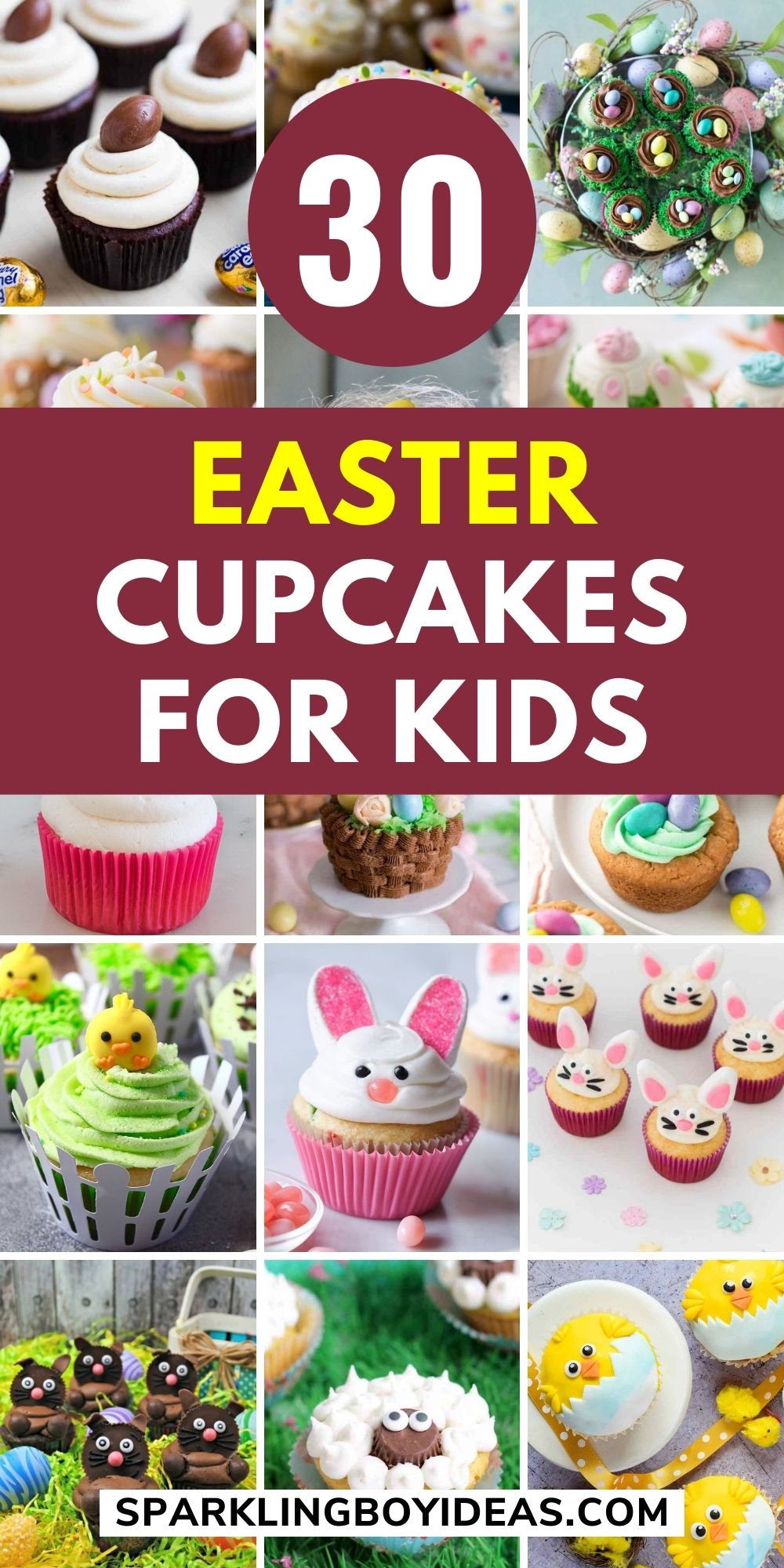 31 Easy Easter Cupcakes - Sparkling Boy Ideas