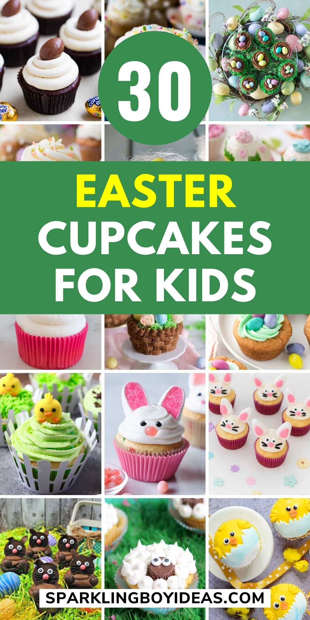31 Easy Easter Cupcakes - Sparkling Boy Ideas