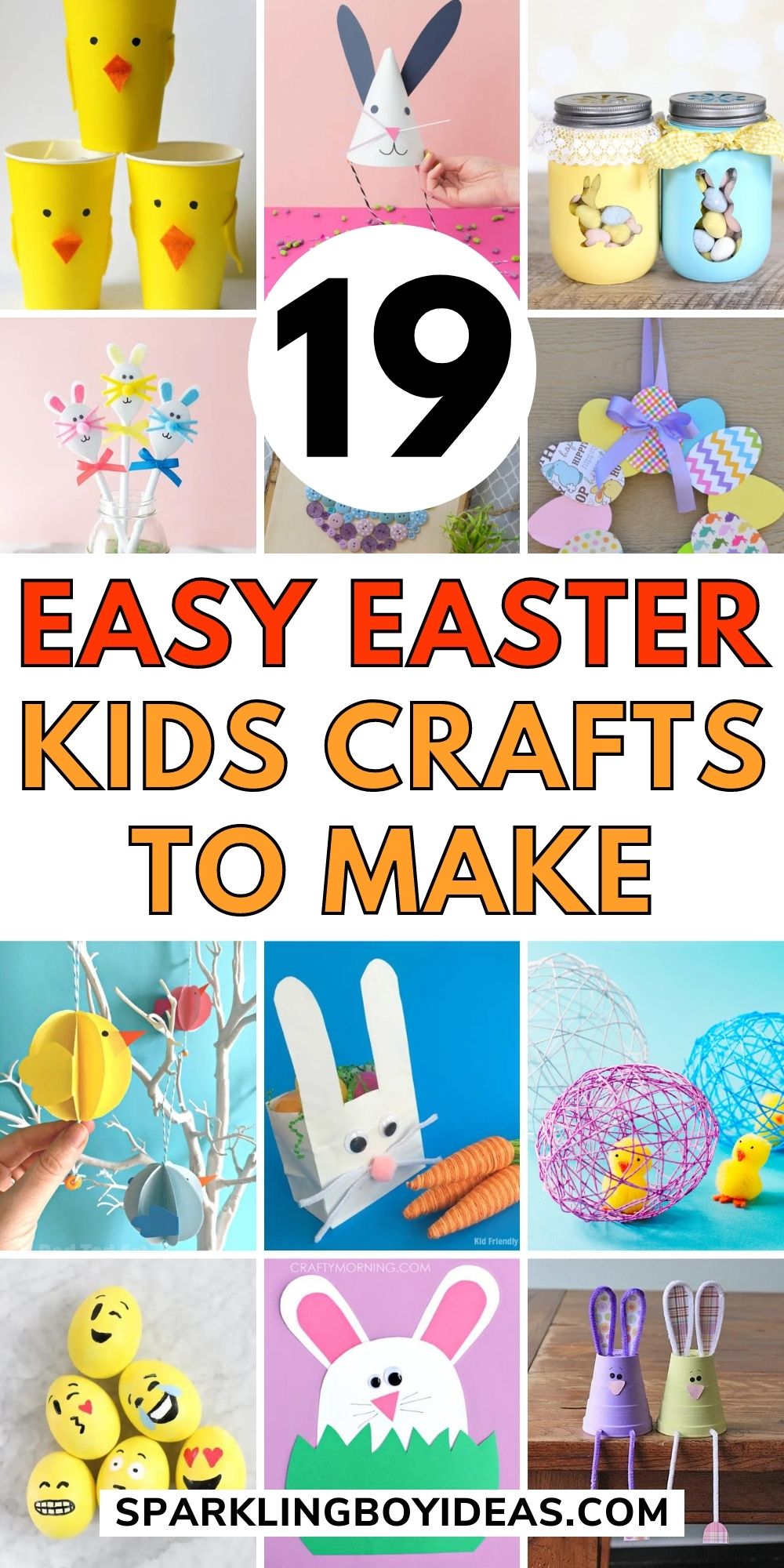 19 Easy Easter Crafts For Toddlers - Sparkling Boy Ideas