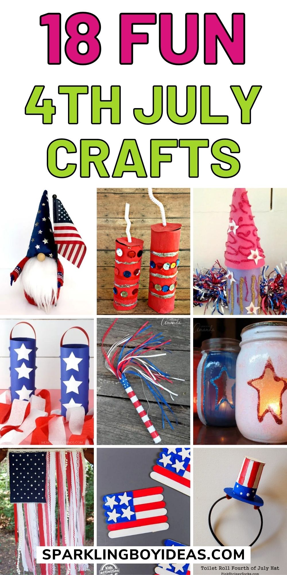 19 DIY Easy 4th of July Crafts - Sparkling Boy Ideas