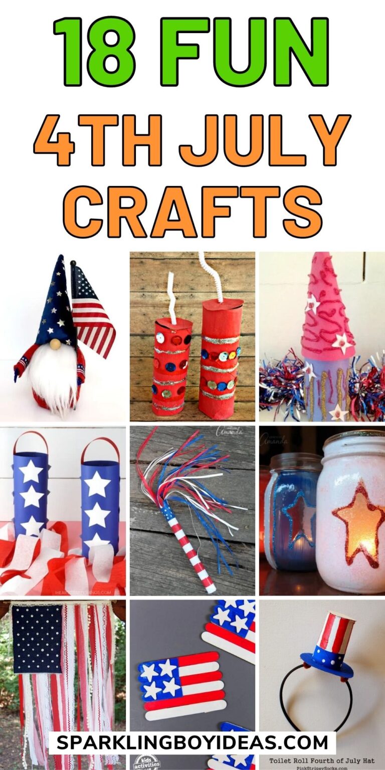 19 DIY Easy 4th of July Crafts - Sparkling Boy Ideas