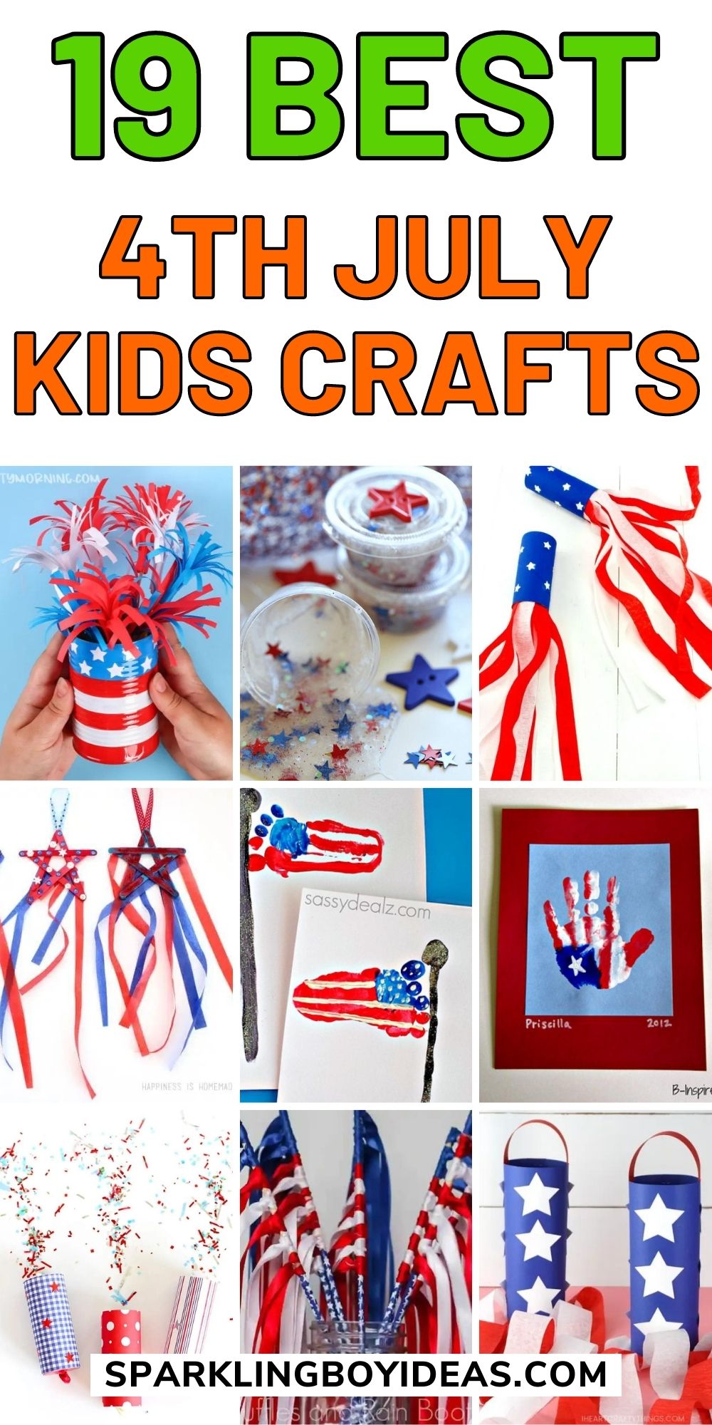 19 Diy Easy 4th Of July Crafts For Kids - Sparkling Boy Ideas