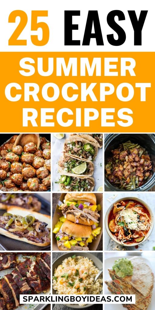 25 Easy Summer Crockpot Recipes