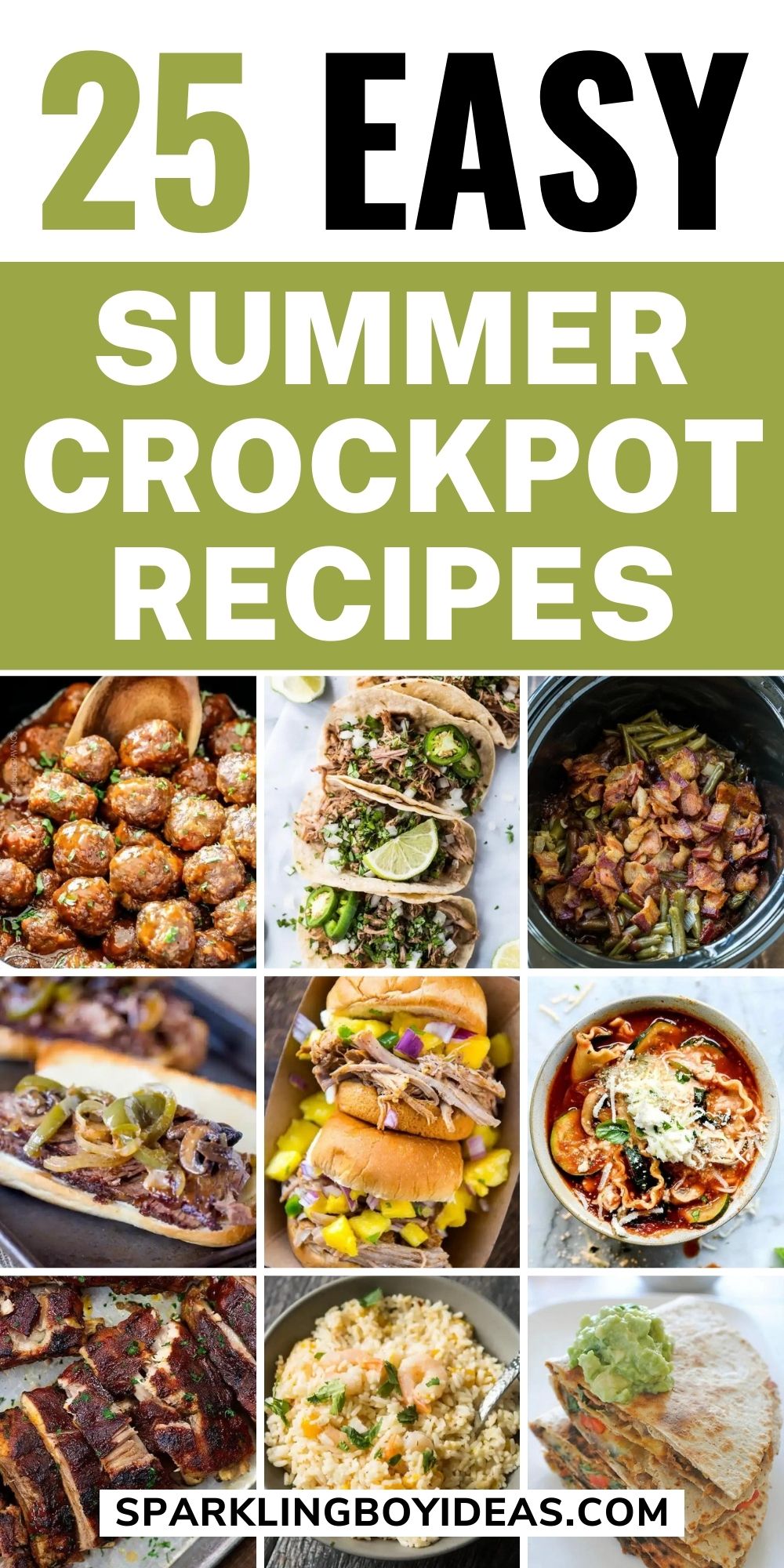25 Easy Summer Crockpot Recipes