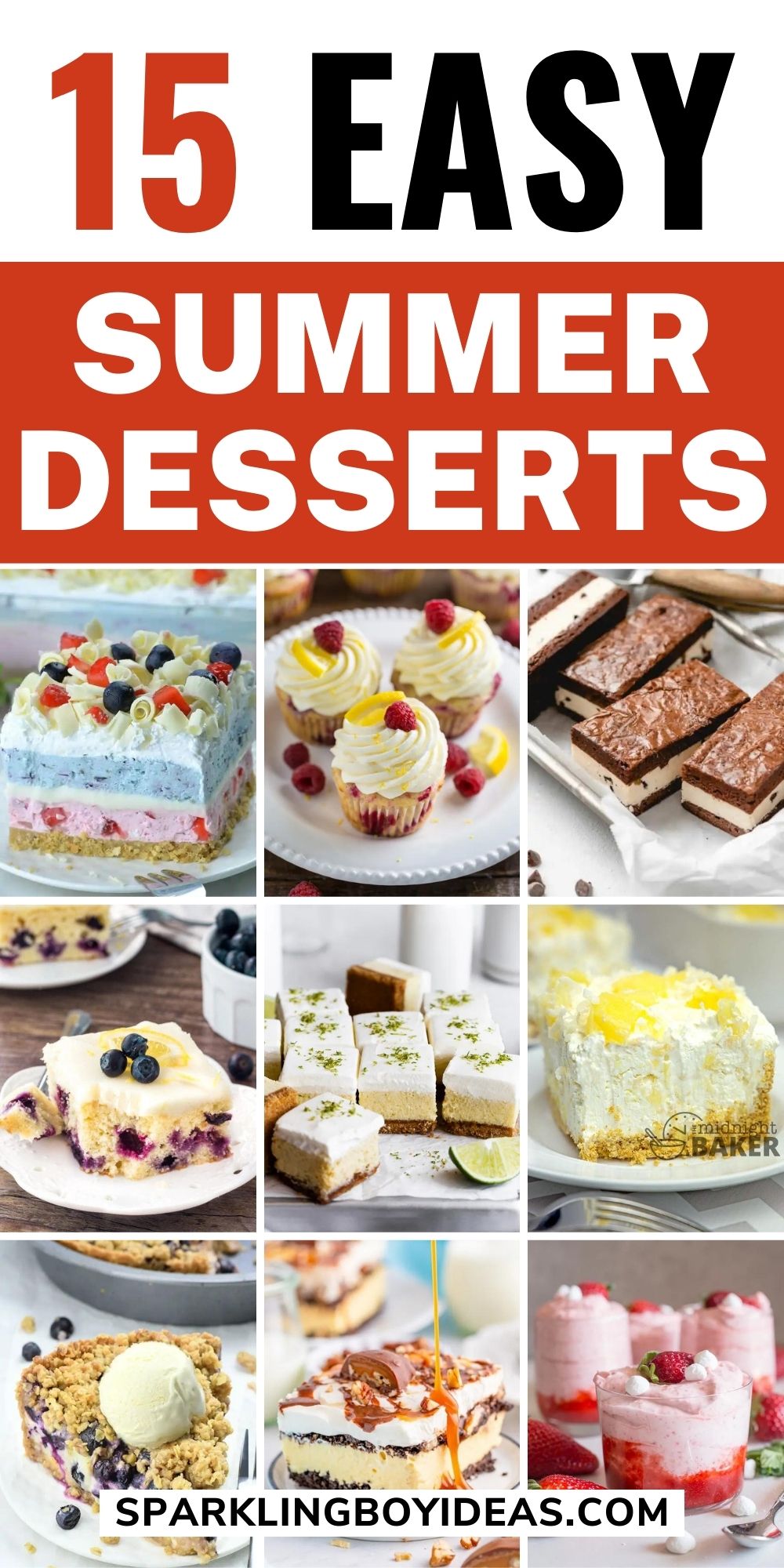 21 Light Easy Summer Desserts - Sparkling Boy Ideas