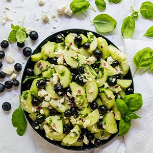 Blueberry Cucumber Salad Recipe The Life Jolie YBR 1