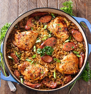 One Pot Chicken and Dirty Rice 4