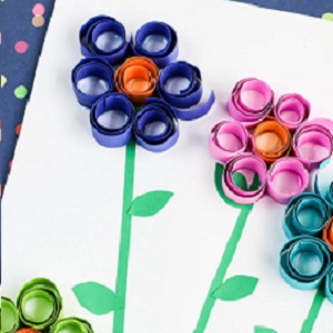 curled paper flowers 16
