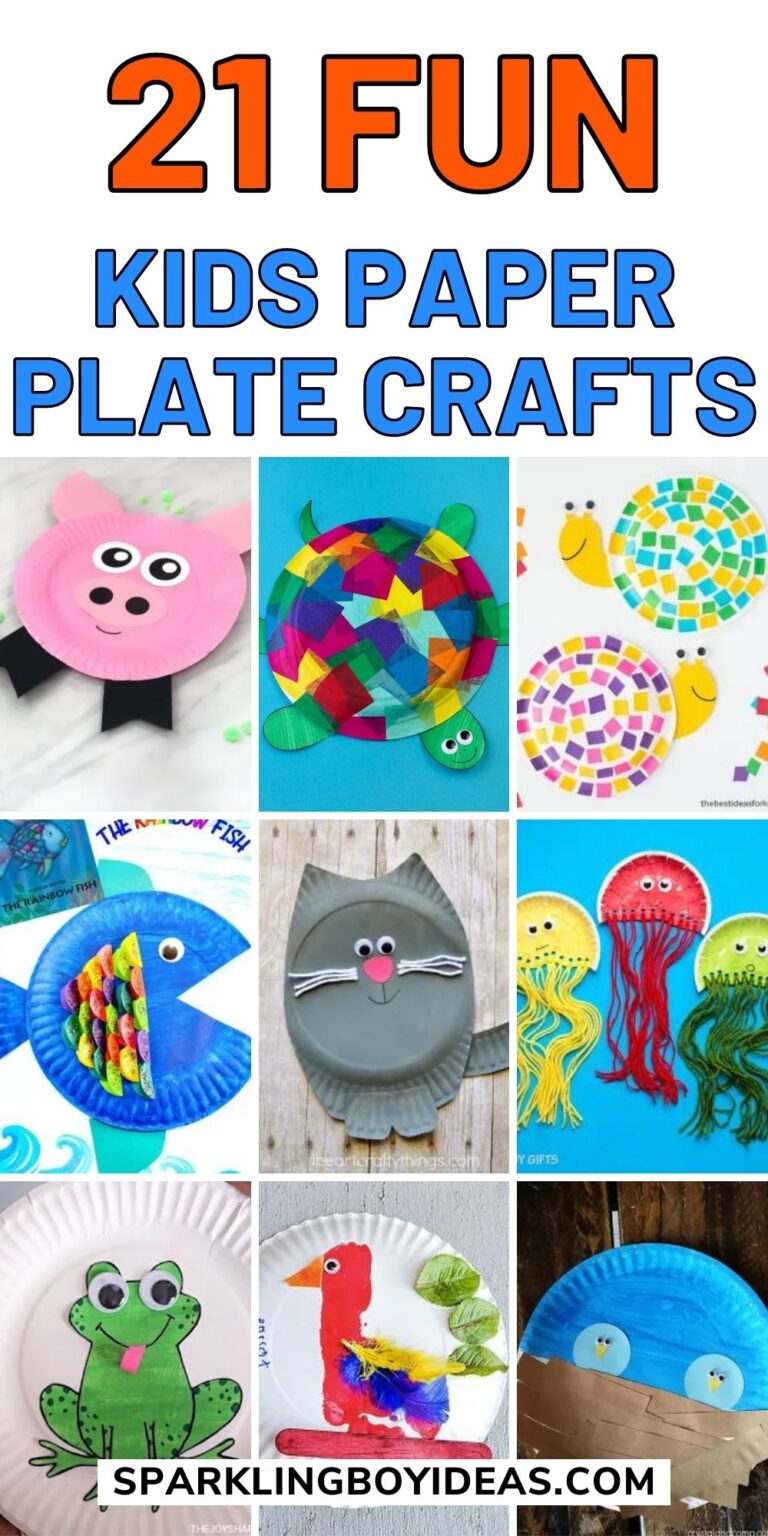 21 Fun Paper Plate Crafts For Kids - Sparkling Boy Ideas