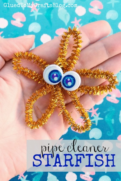 pipe cleaner starfish kid craft