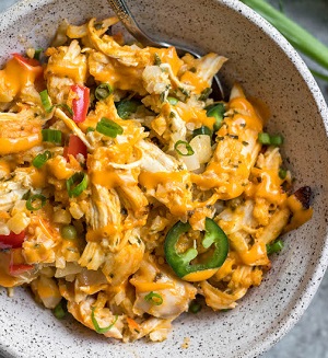 jalapeño buffalo chicken casserole 9