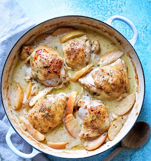 Baked Chicken with Apples 9