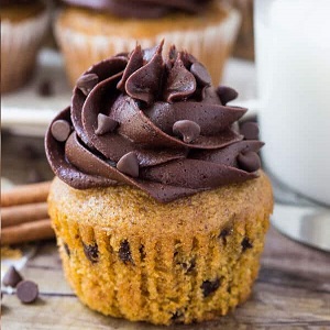 Pumpkin Chocolate Chip Cupcakes 6 1