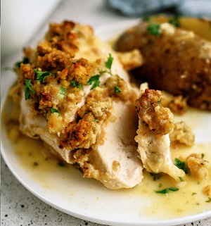 Savory Chicken and Stuffing Bake 2