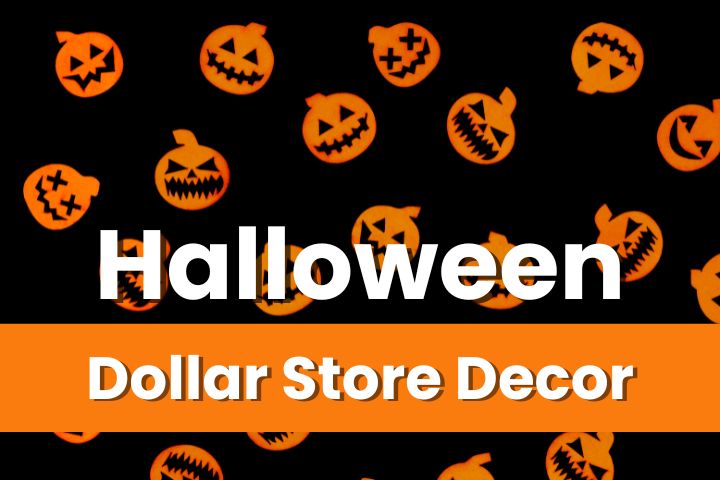 dollar store halloween decorations