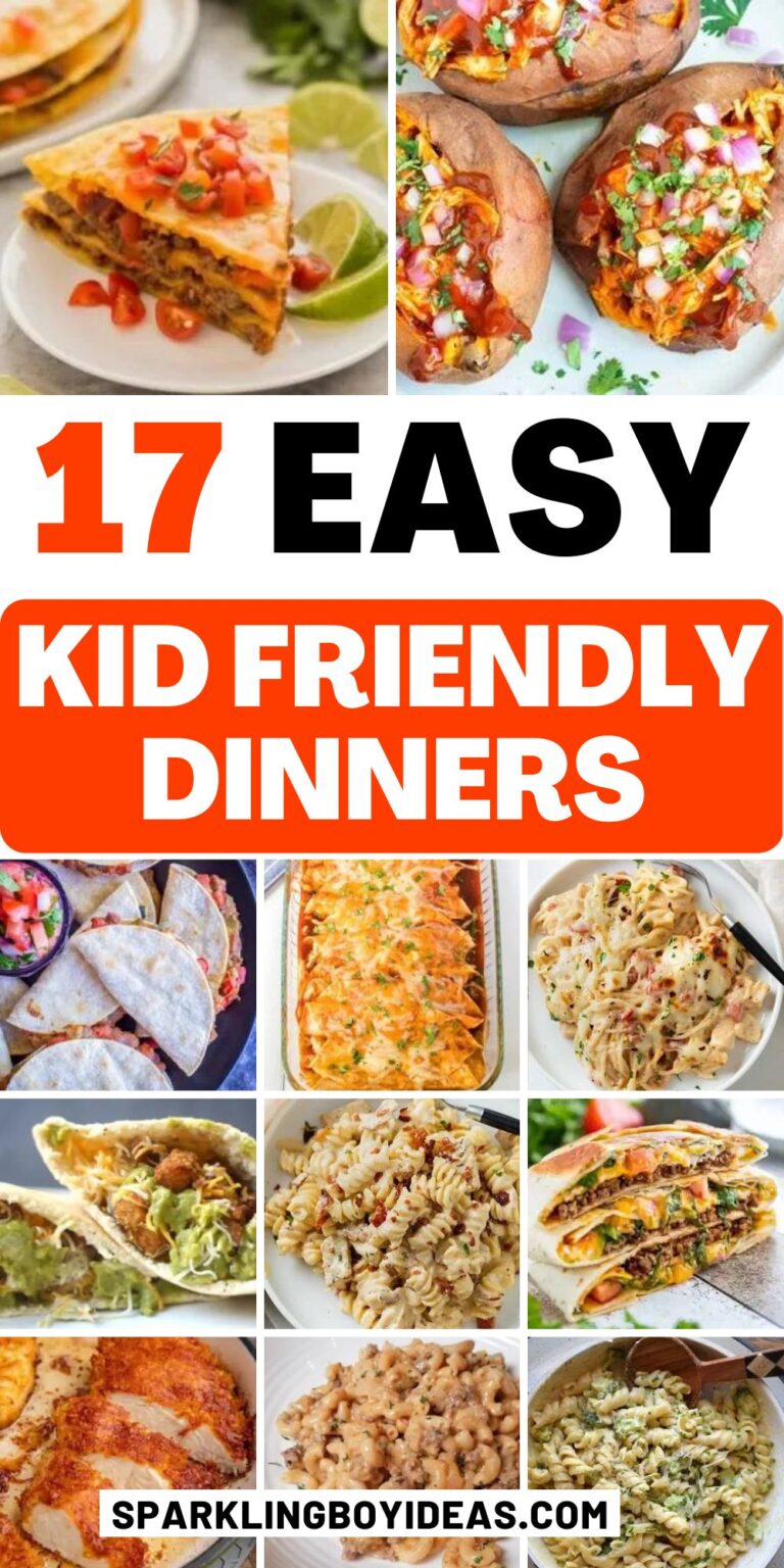17 Easy Kid Friendly Dinners - Sparkling Boy Ideas