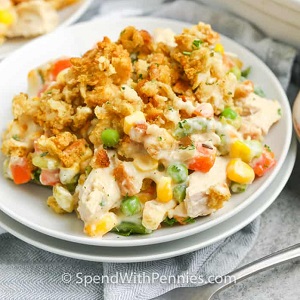 Chicken Stuffing Casserole SpendWithPennies 10