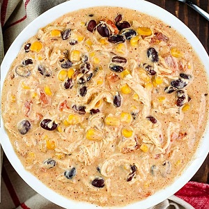 Easy Crock Pot Cream Cheese Chicken Chili 4