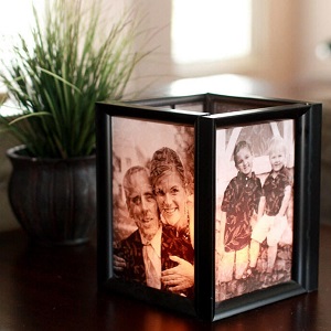 How to Make Picture Frame Luminaries