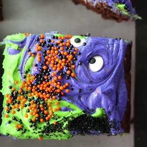 monster mash halloween brownies L10