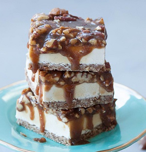 Vegan Pecan Pie Cheesecake Bars