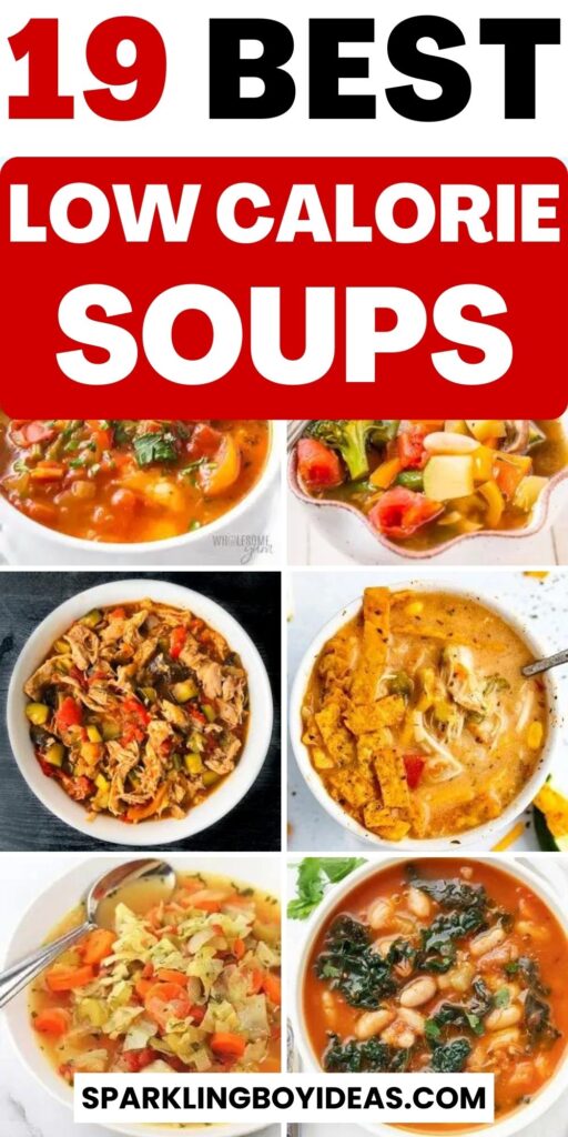 healthy low calorie soup recipes