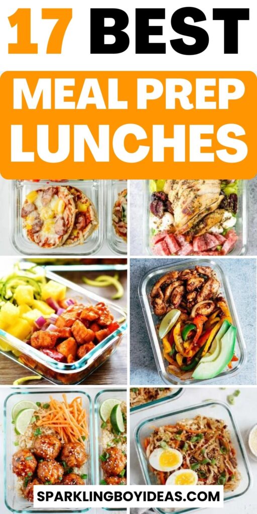 clean eating meal prep lunches for work
