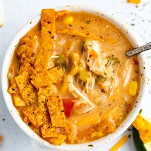 pressure cooker chicken tortilla soup