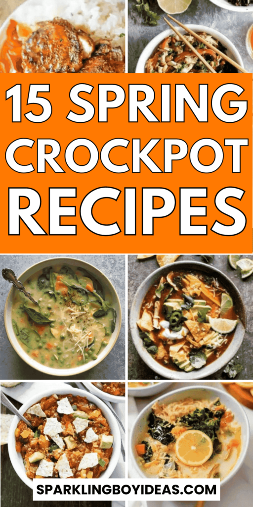 easy healthy spring crockpot recipes for dinner 