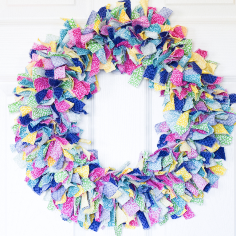 spring easter wreaths fabric rag wreath 1645415151
