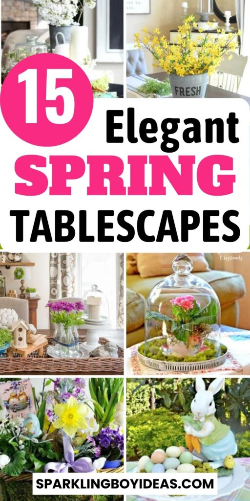 elegant diy spring tablescapes