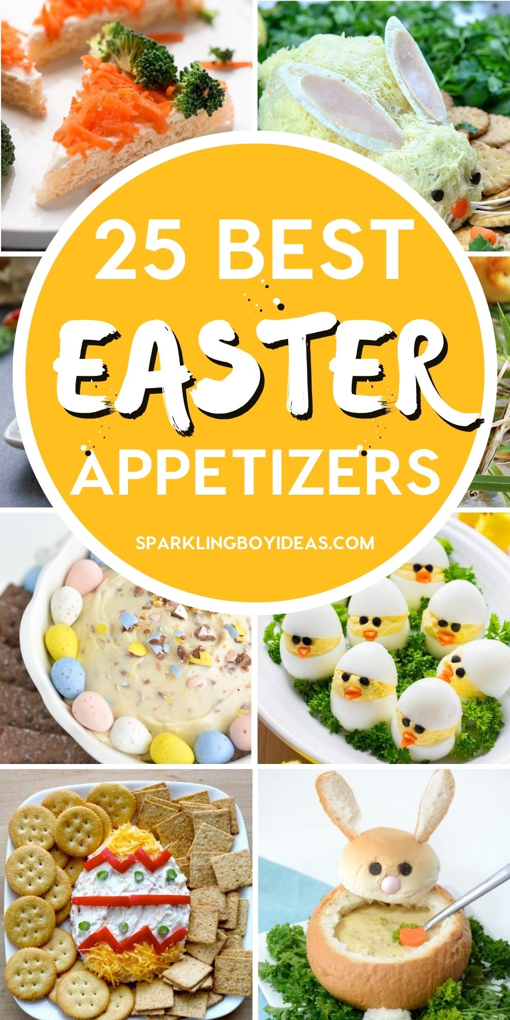 25 Make Ahead Easter Appetizers - Sparkling Boy Ideas