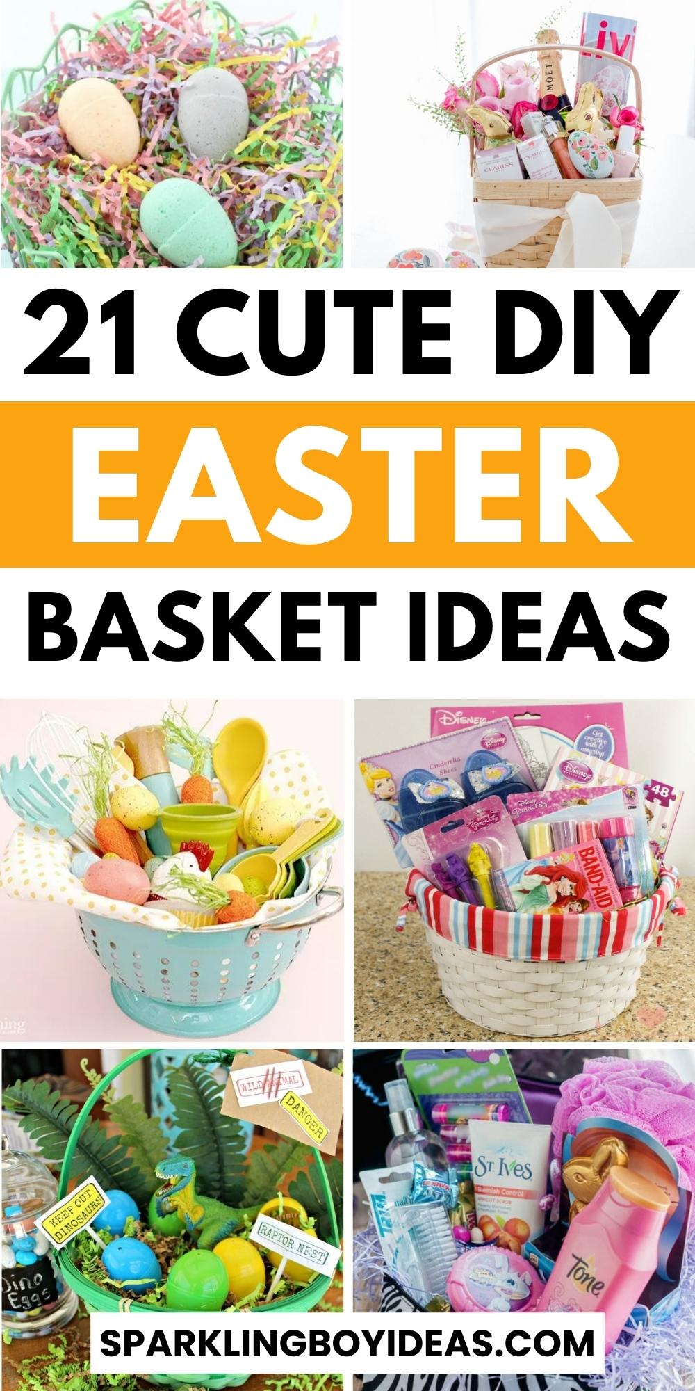 21 Unique DIY Easter Basket Ideas - Sparkling Boy Ideas