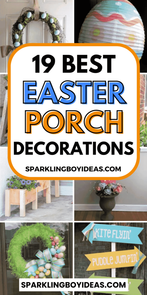 cheap diy easter porch decorations