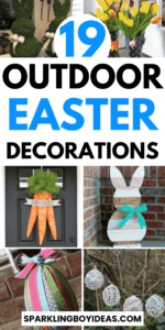 19 Easy DIY Outdoor Easter Decorations - Sparkling Boy Ideas