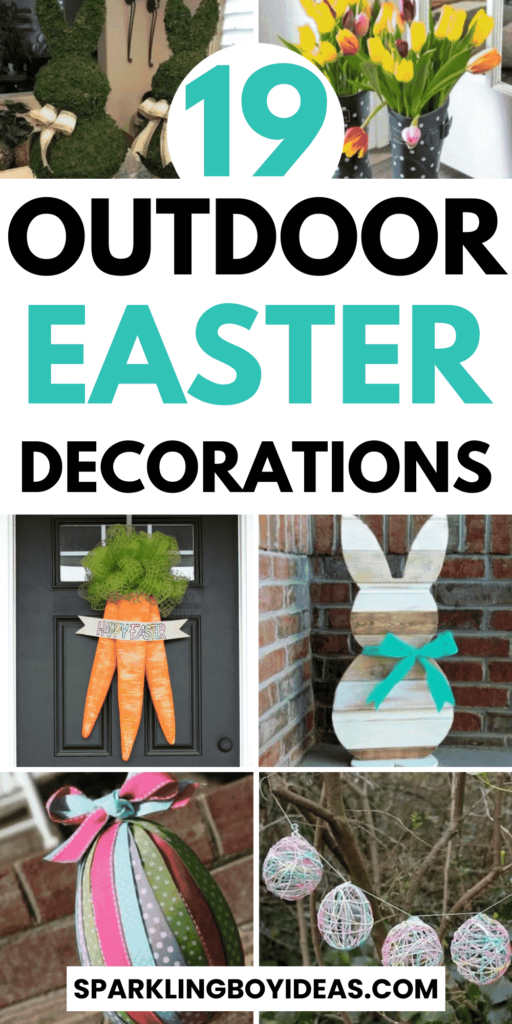 cheap diy outdoor easter decorations