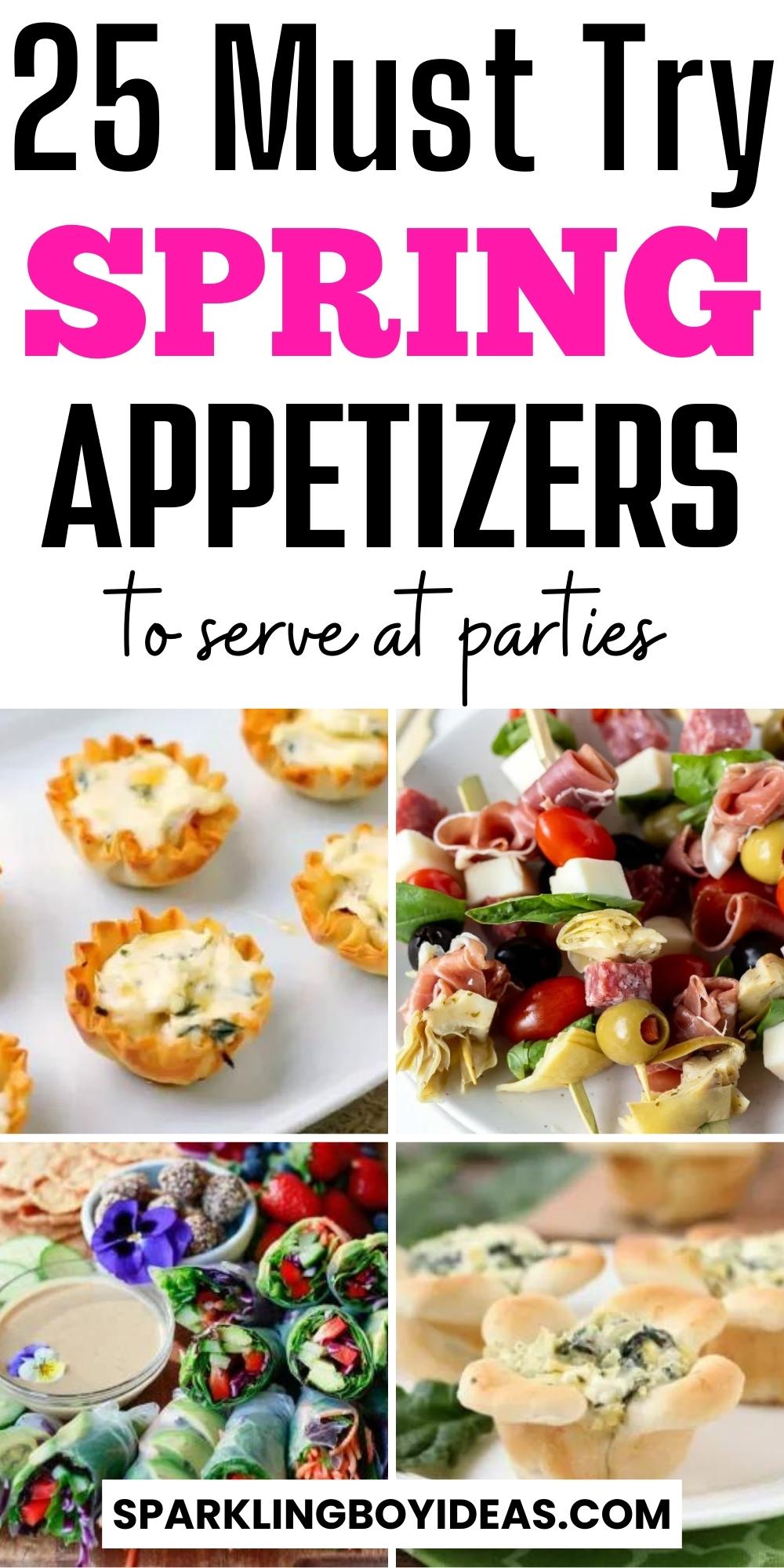 25 easy spring appetizers sparkling boy ideas