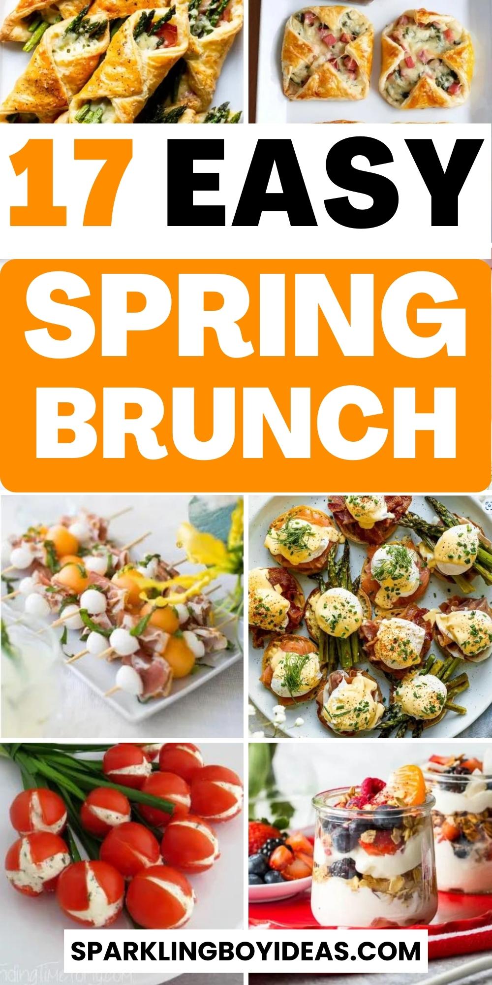 17 Easy Spring Brunch - Sparkling Boy Ideas