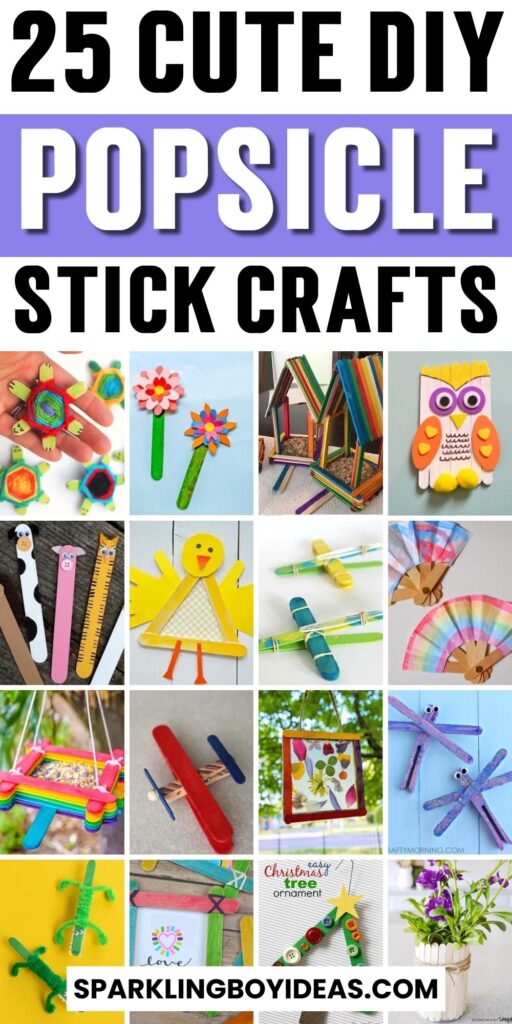 creative diy popsicle stick crafts
